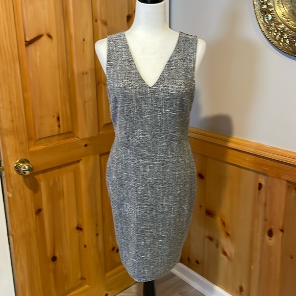 Blue tweed Banana Republic dress - Picture 1 of 9